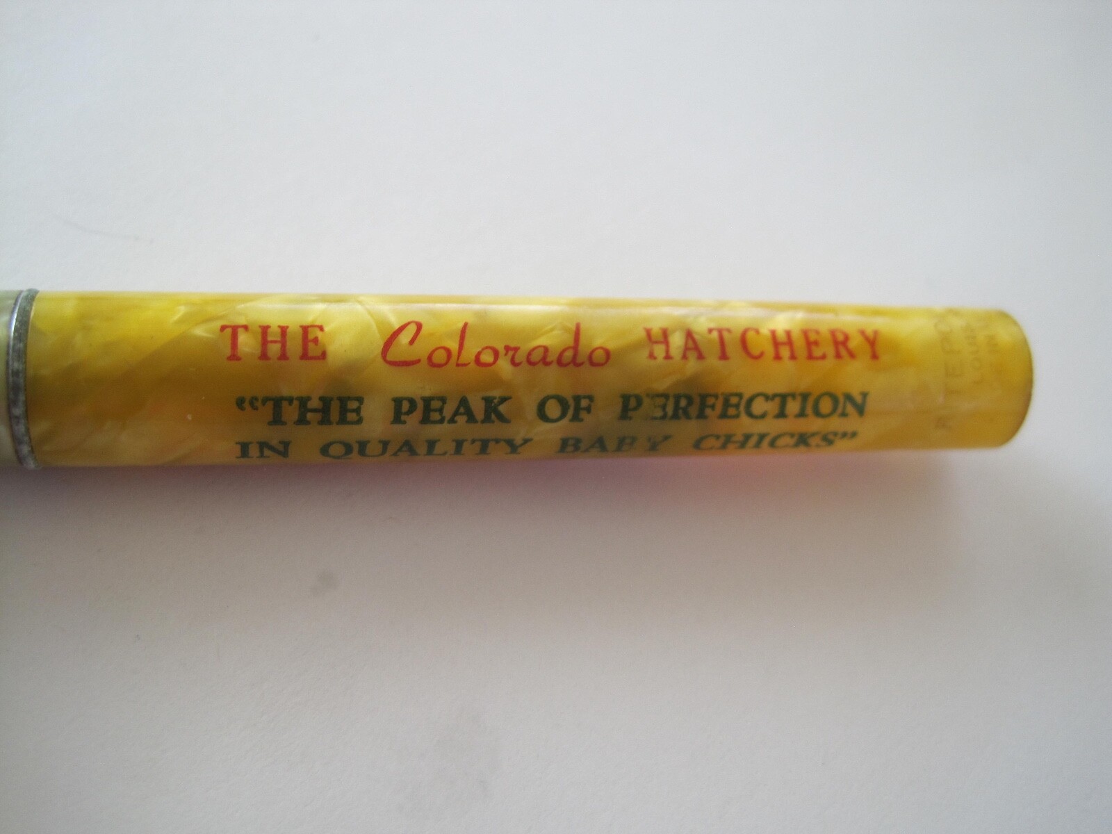 Mechanical Pencil Advertising The Colorado Hatchery Baby Chicks Hazel NE