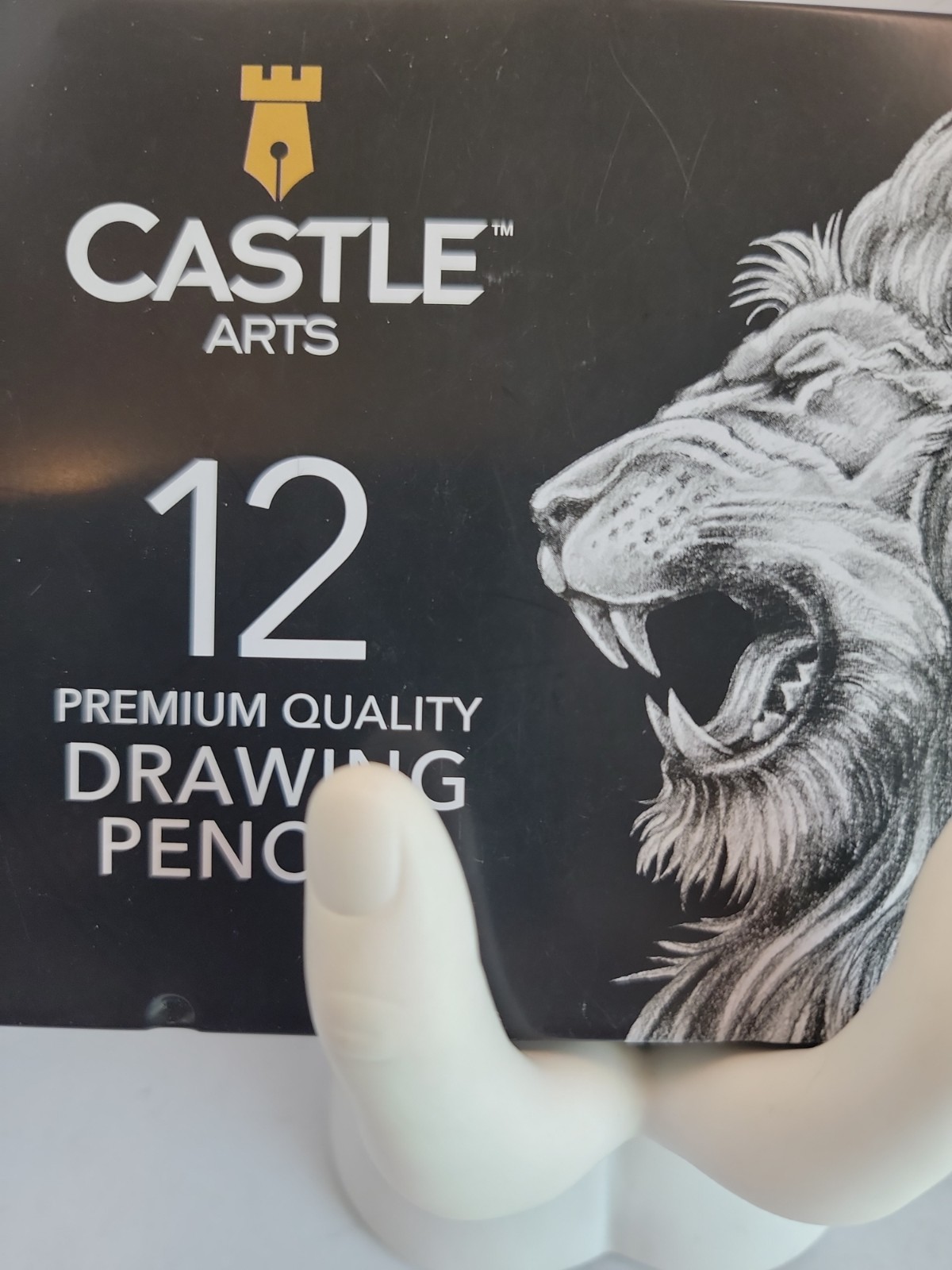 Castle Art Supplies 12 Piece Black Graphite Drawing Pencils Kit