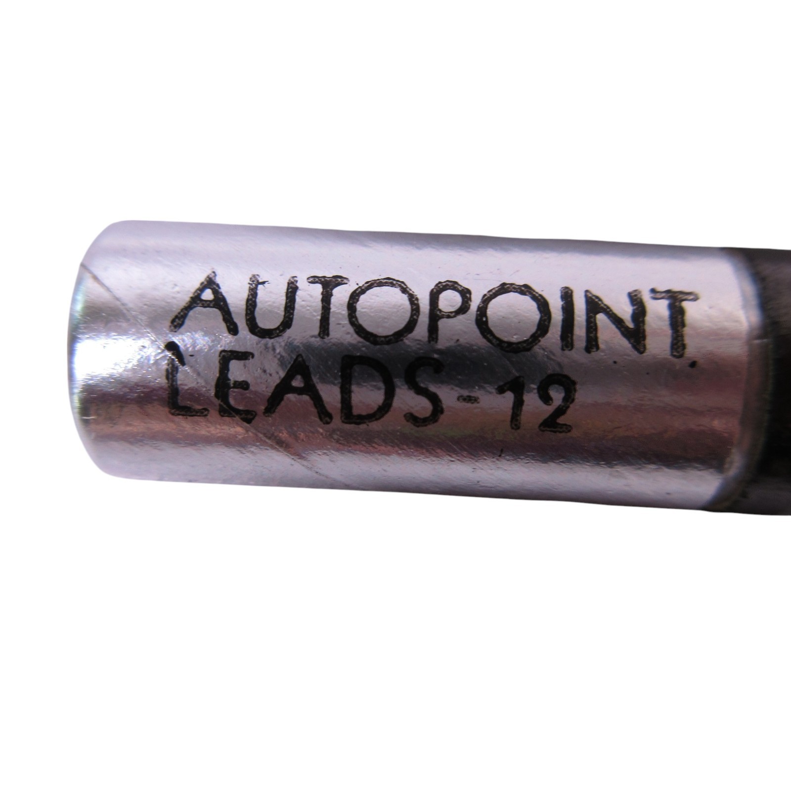 Vintage Autopoint Black Thin Leads Box of 12 Tubes .5 mm Hard 1-3/8 Inch