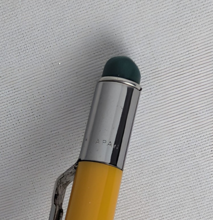 Vintage Pentel PD345 Solid Yellow Quicker Clicker Pencil