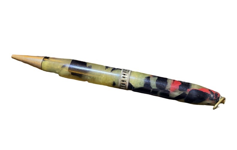 Antique Black, Green & Red Celluloid Golf Pencil – 1930’s