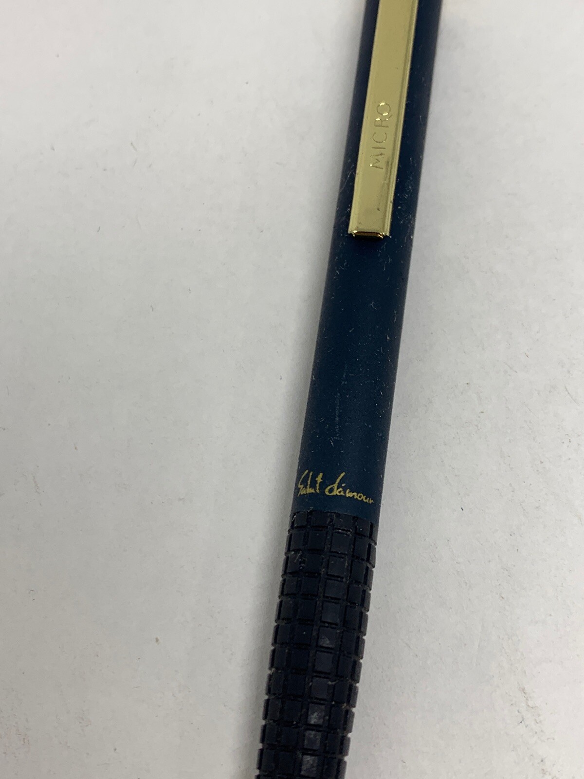 Vintage Micro Mechanical .5mm Pencil “Salut D’amour” Made in Korea New Old Stock