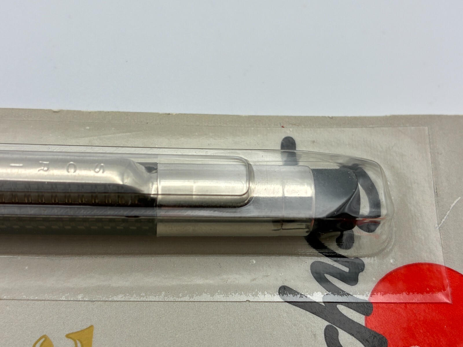 Vintage SCRIPTO Classic K780 Translucent Mechanical Pencil Gray 1989 Twist