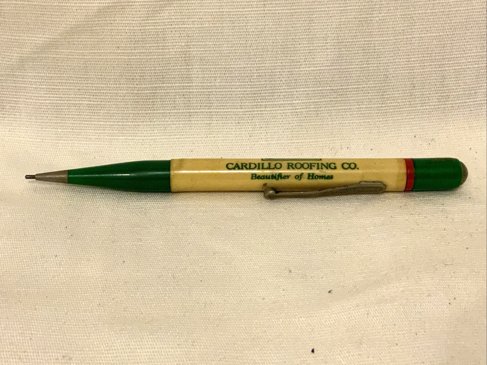 Cardillo Roofing & Siding Co. Mt. Vernon NY Vintage Mechanical Pencil