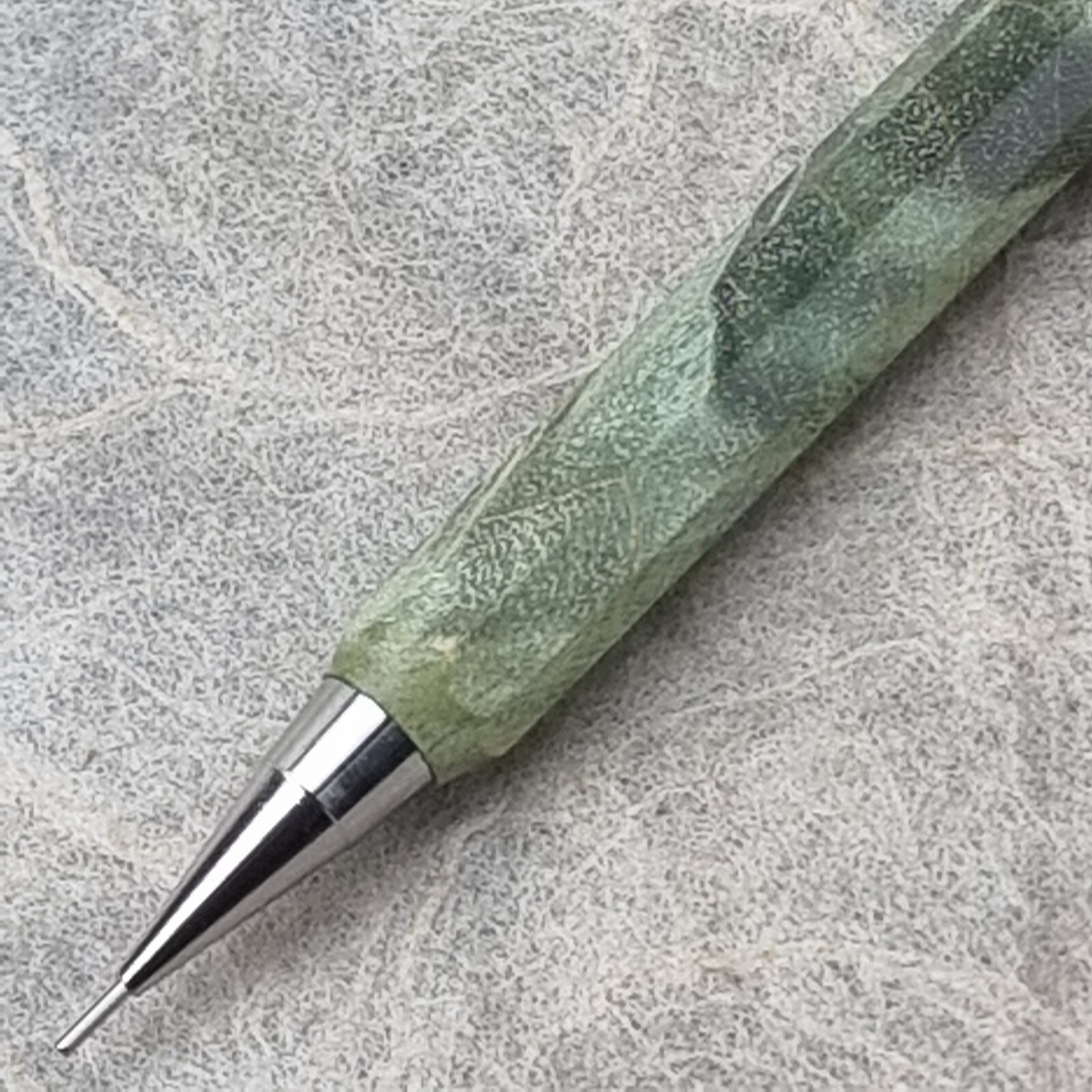 Hand Crafted Pentel P-205(0.5mm) Mechanical Pencil with Octagonal Wood Barrel