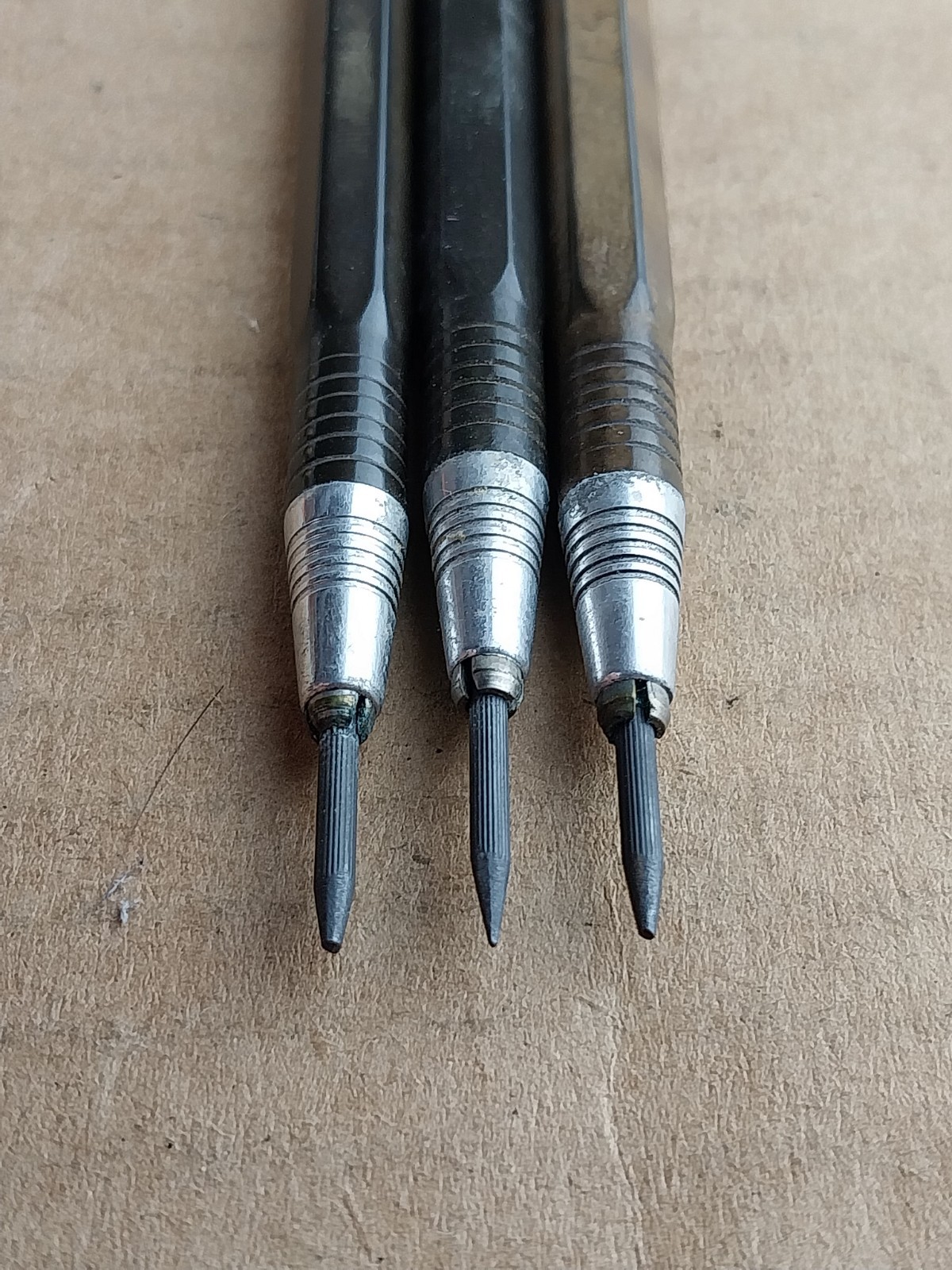 3 Rare Vintage Alvin 5020 Mechanical Drafting Tool Leadholder Pencils