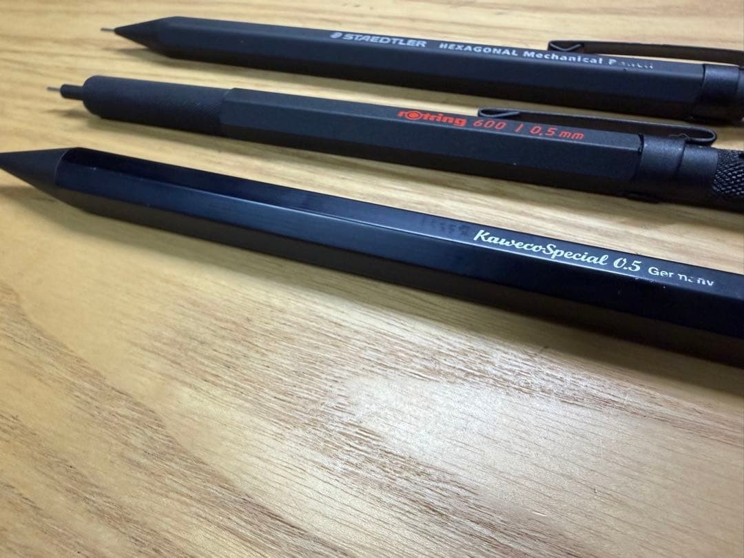 Mechanical pencil value set of 3 rotring Kaweco STAEDTLER