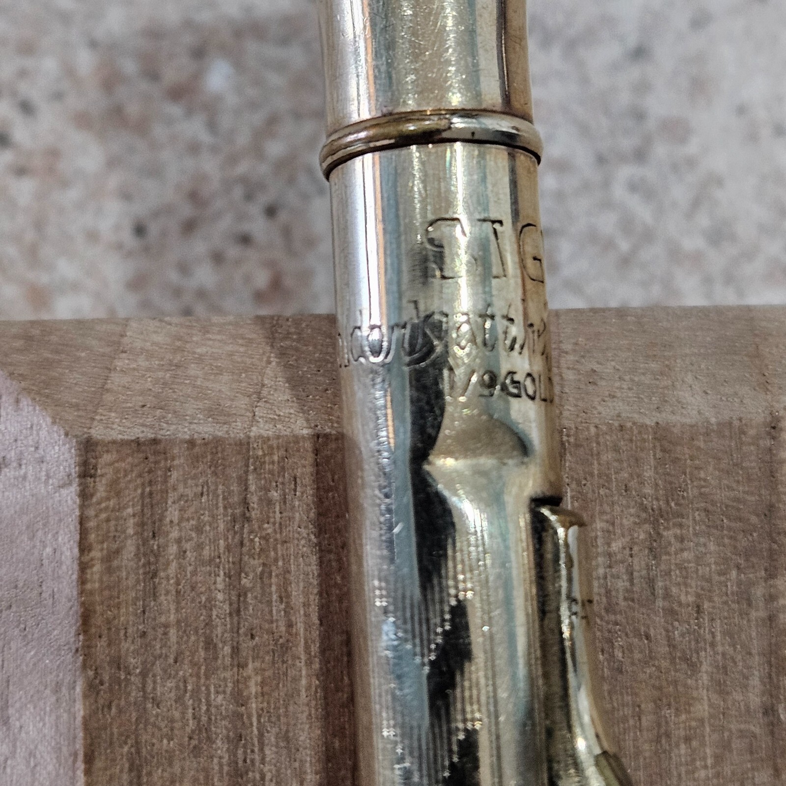 Signet Gold Filled Etched 5.25″ Mechanical Pencil “Sold Only At Rexall Stores”
