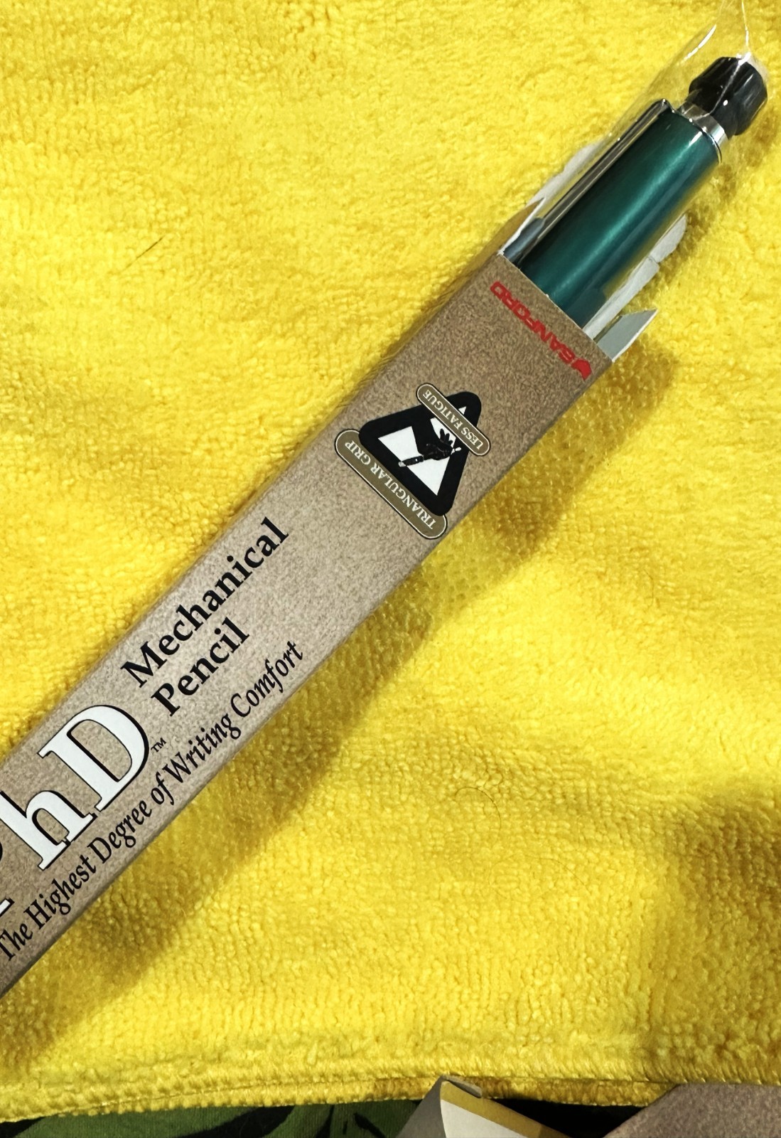 Paper Mate PhD Pencil.5mm Rare Forrest Green & Chrome Trim, New, Boxed!