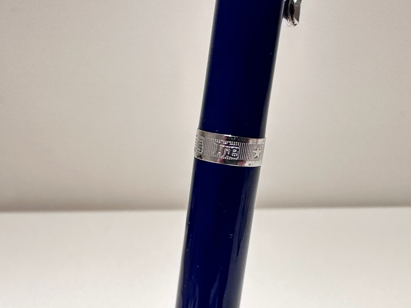 VINTAGE RARE DARK BLUE CHINA CHINESE BLUE MECHANICAL 1.5mm PENCIL