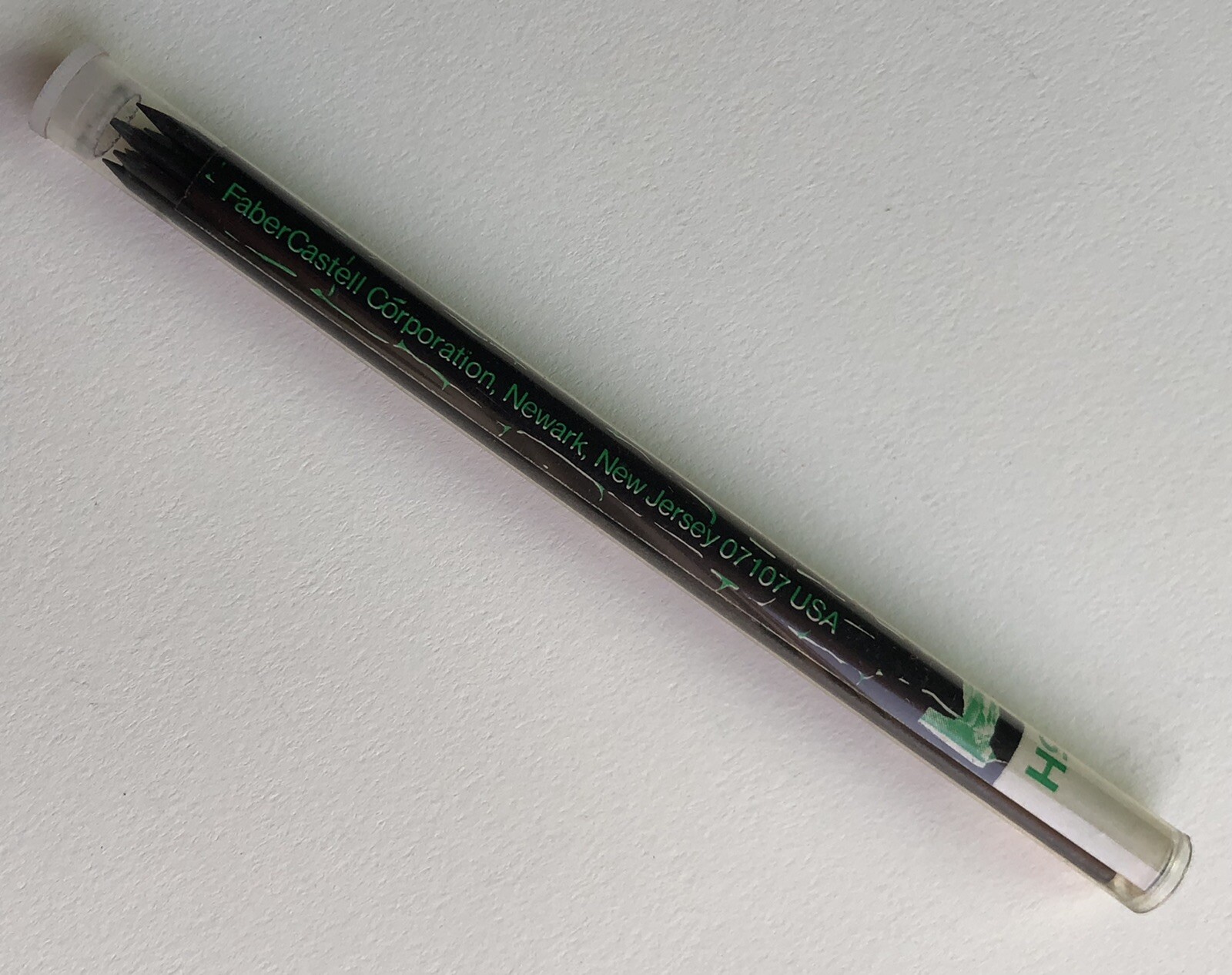 Vintage Faber Castell VENUS 3842 Drawing 2mm 5H Leads NOS Tube Of 12 NJ USA
