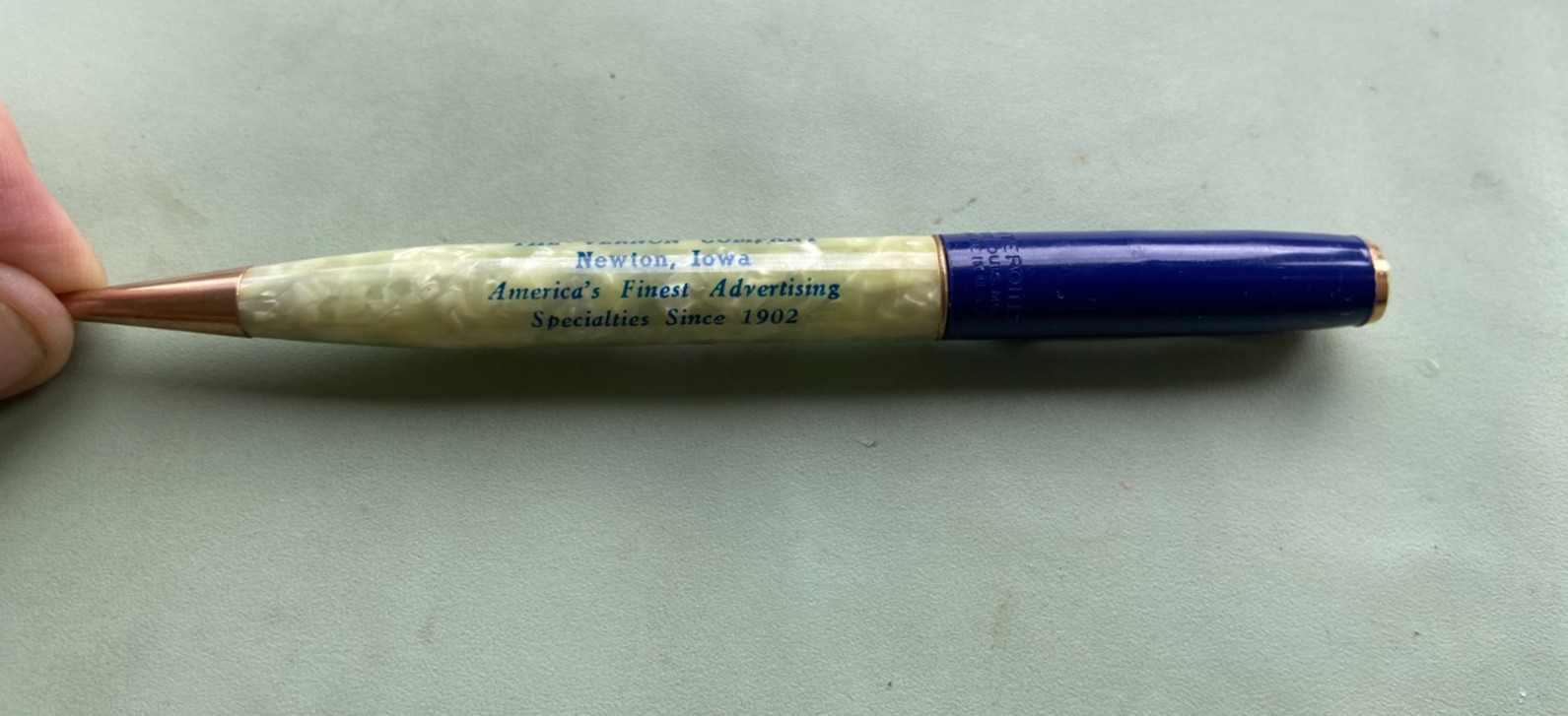 VERNON MECHANICAL PENCIL COMPANY NEWTON IOWA GREAT FALLS MONTANA .