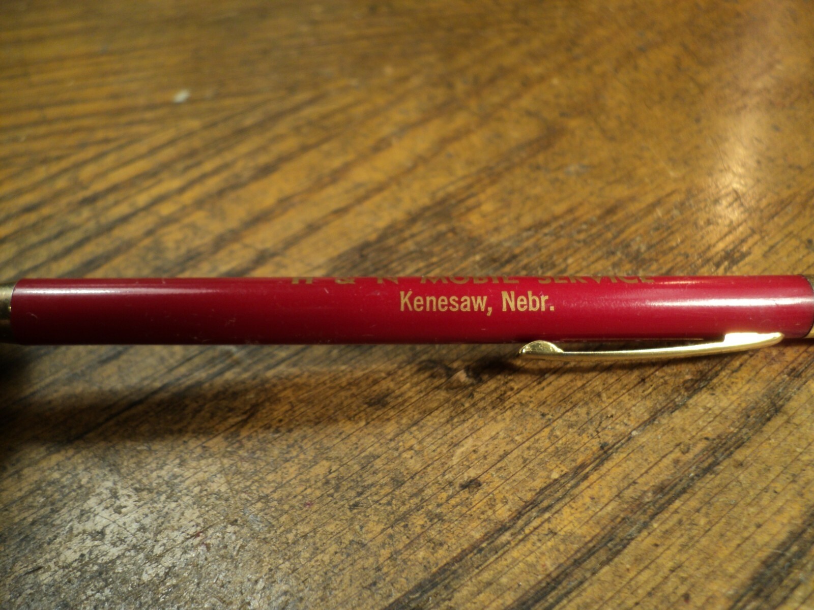 Vintage Readyriter Mechanical Pencil Mobil H & N Mobil Service Kenesaw Nebr