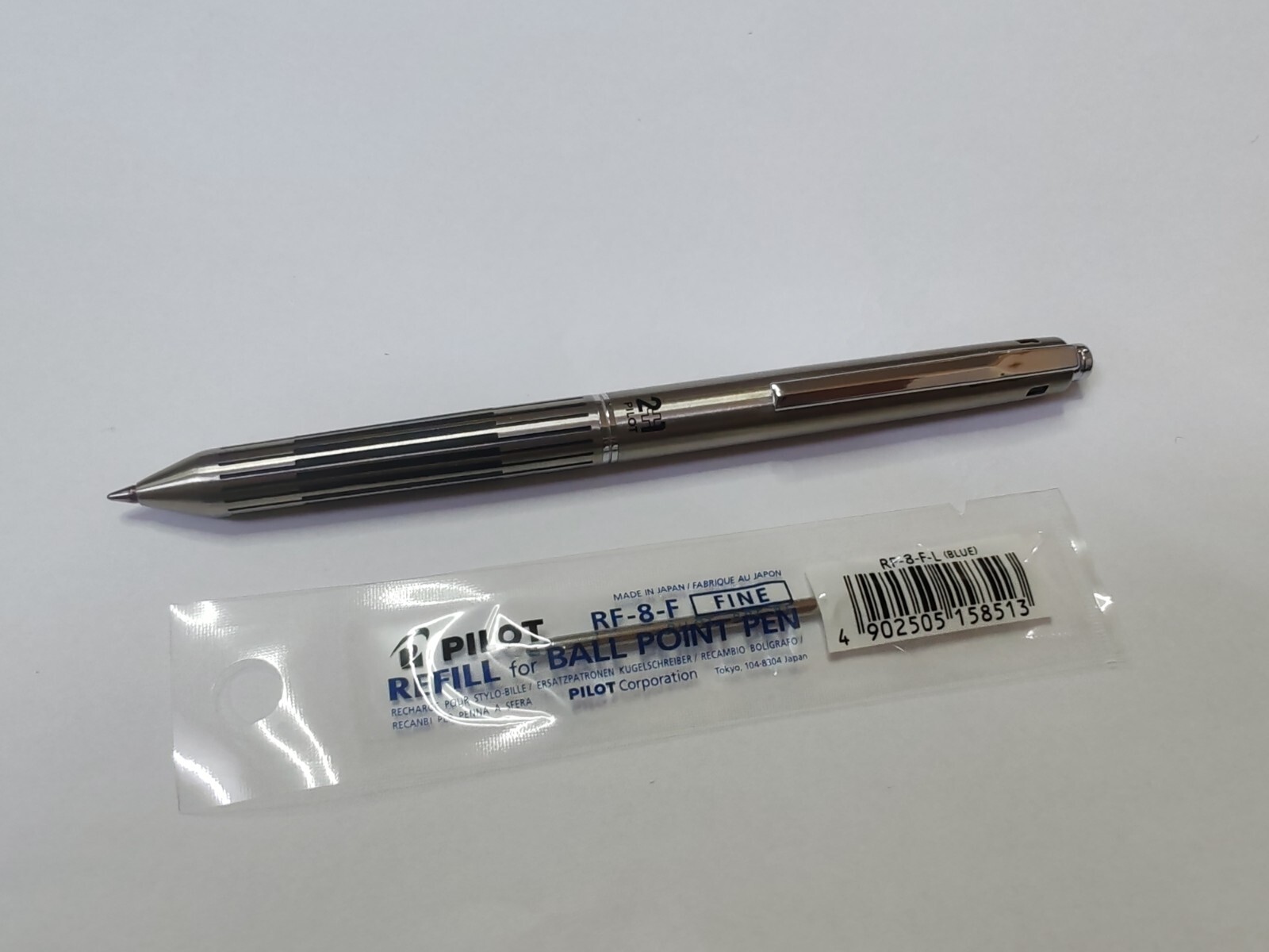 Pilot Vtg New Etched 2+1 Multi Function Mechanical Pencil,Red&Black Pen Japan
