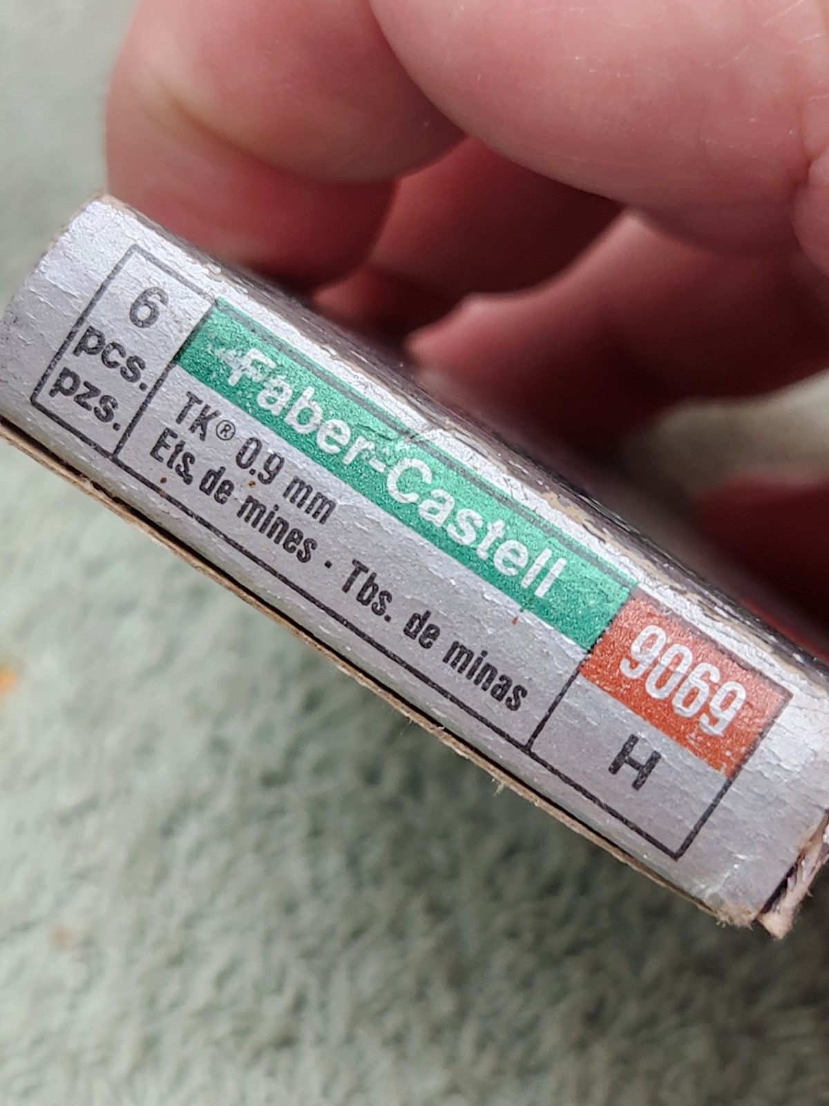 NOS – Faber-Castell TK-Minen 0.9mm Leads #9069 1 box of 6 dozen leads
