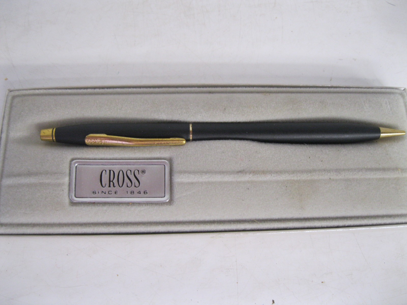 Cross Classic Black 2501 Pencil with Box Vintage Black & Gold Writing Instrument