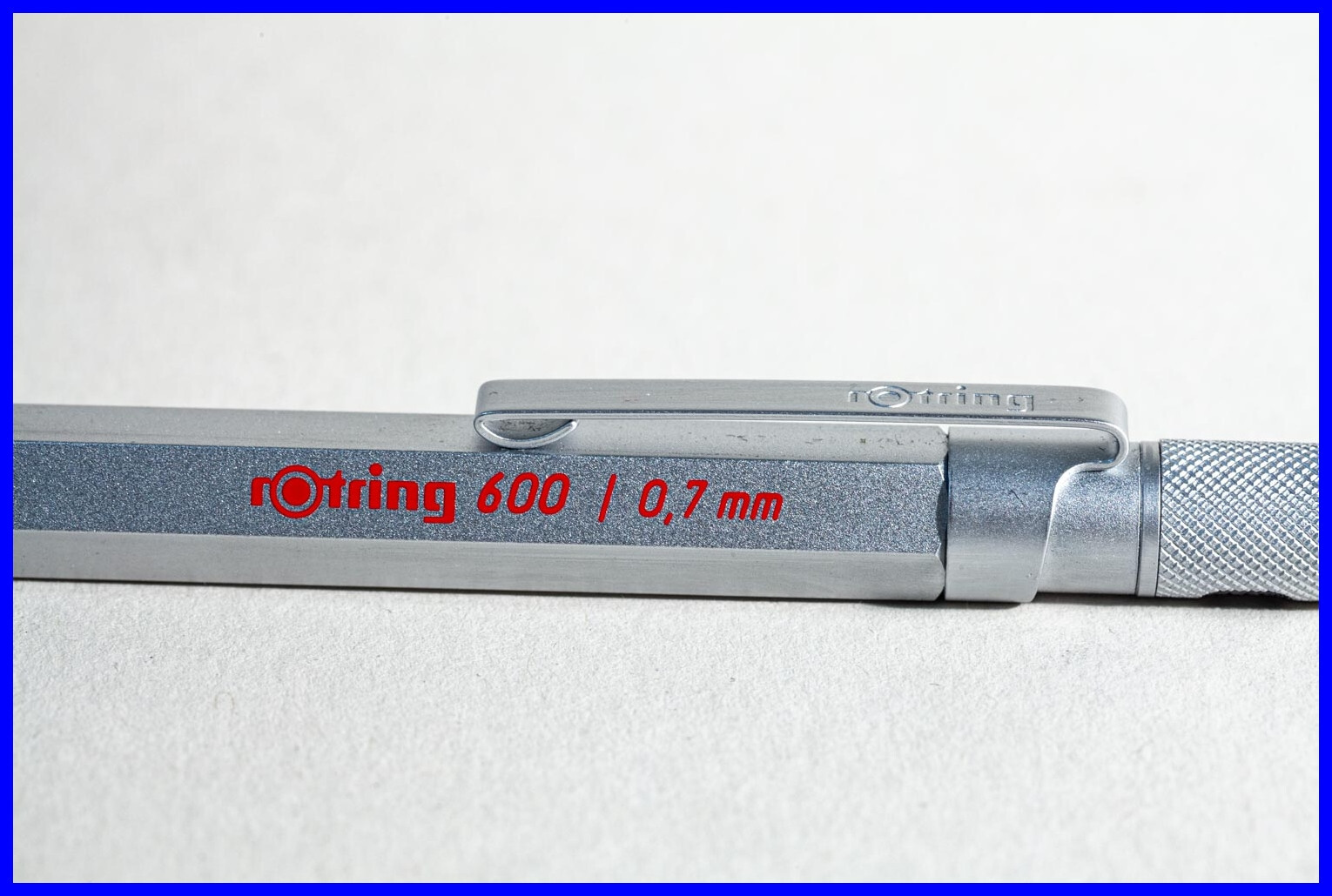 Perfect 1990s Rotring 600 Mechanical Pencil In Silver & Gold For 0.7Mm Leads