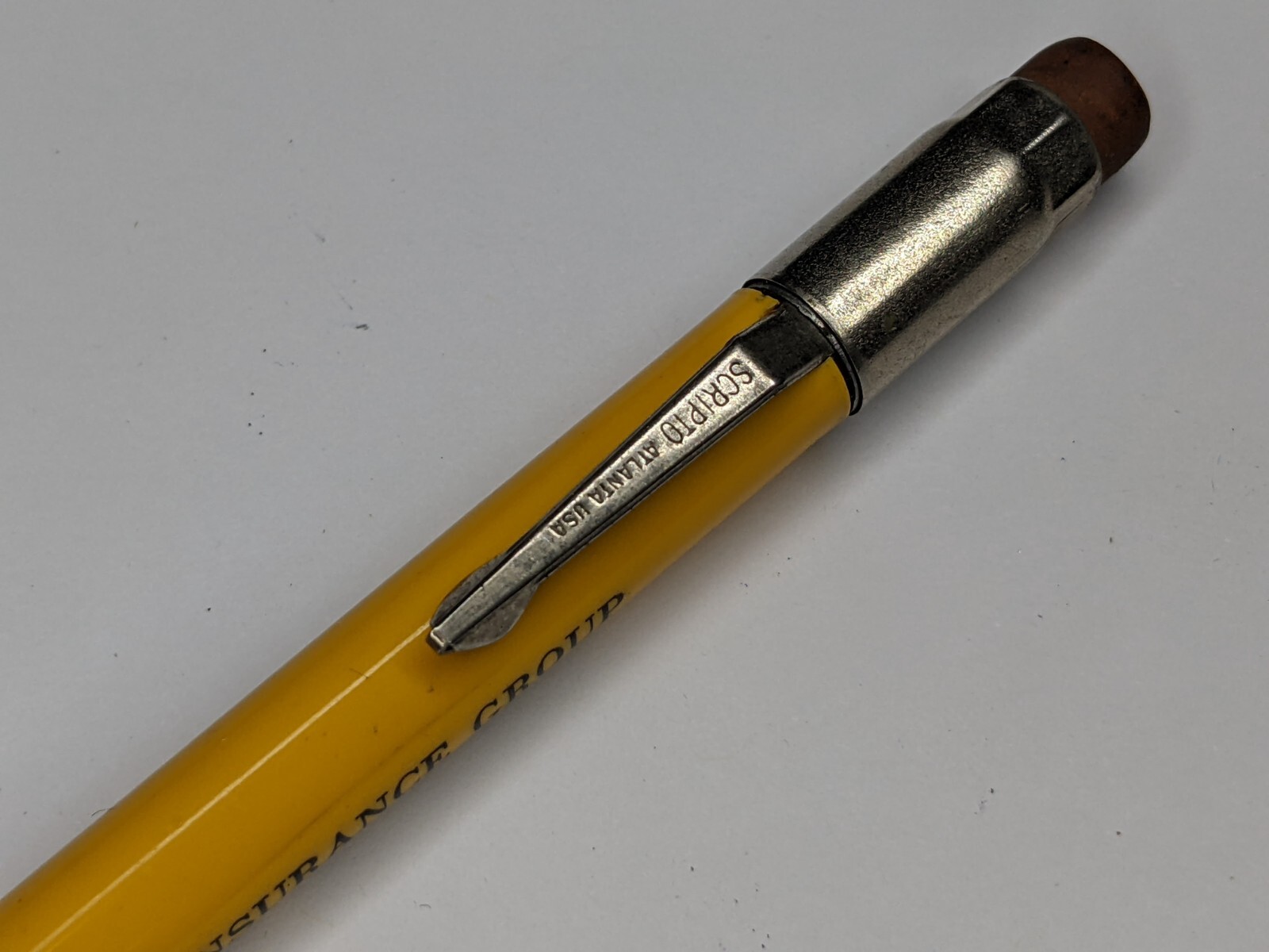 c1950s Chicago, IL Aetna Insurance Hail Demon Art Scripto Mechanical Pencil G8