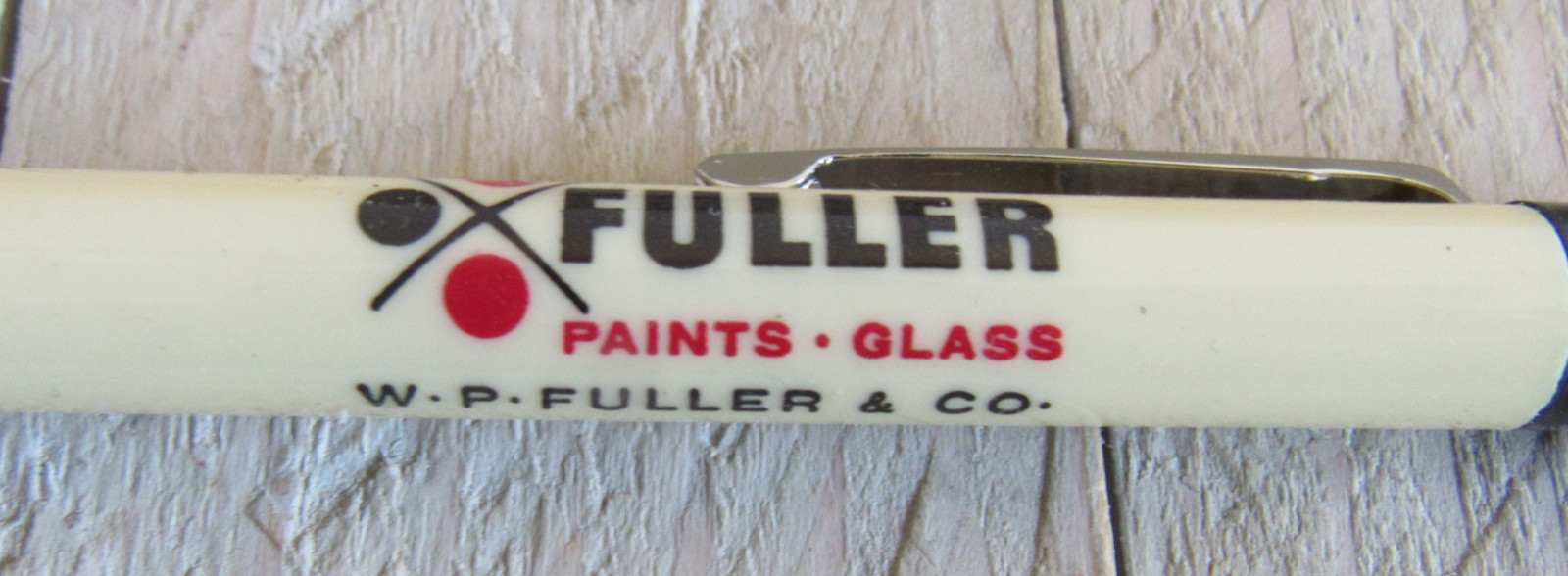 vtg Fuller Paints Advertising Mechanical Pencil in Box 1960s ? W. P. Fuller & Co