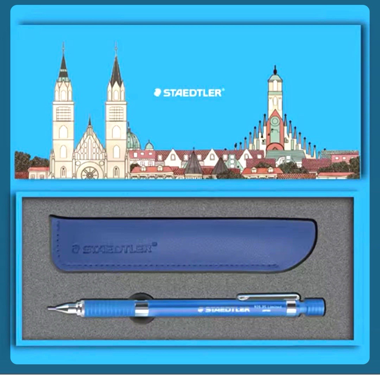 STAEDTLER Drafting Mechanical Pencil 925-35 China Limited Edition Color Sky Blue