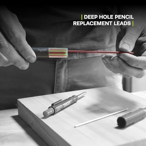High-Visibility Colored Pencil Leads Set – 12 x 2.8mm Red & White Refills (Pack