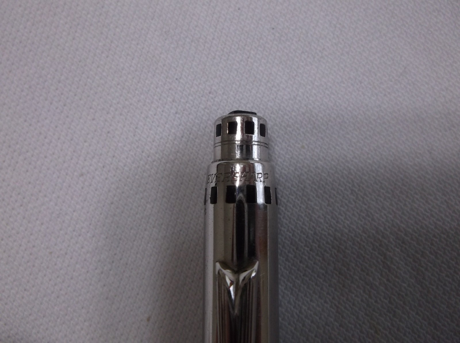 VINTAGE WAHL EVERSHARP CORONET BLACK / CHROME REPEATER PENCIL / 1.18 mm LEAD