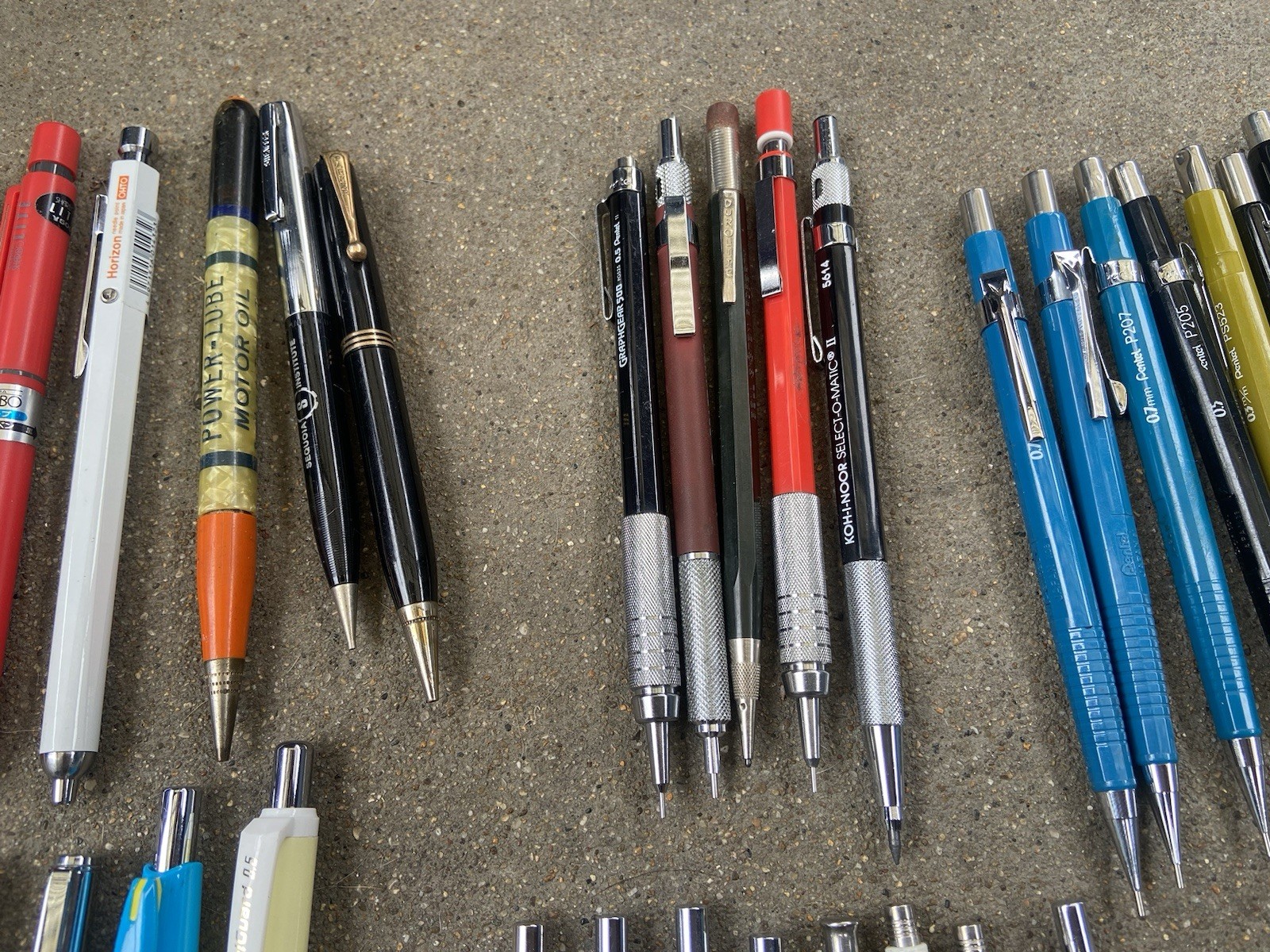Lot of Mechanical Pencils – Pilot – Pentel – Parker – Etc – Untested