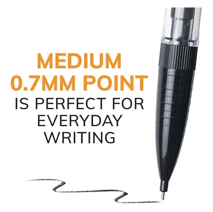 Xtra-Smooth Mechanical Pencils with Erasers,Medium Point(0.7mm)40-Count Pack