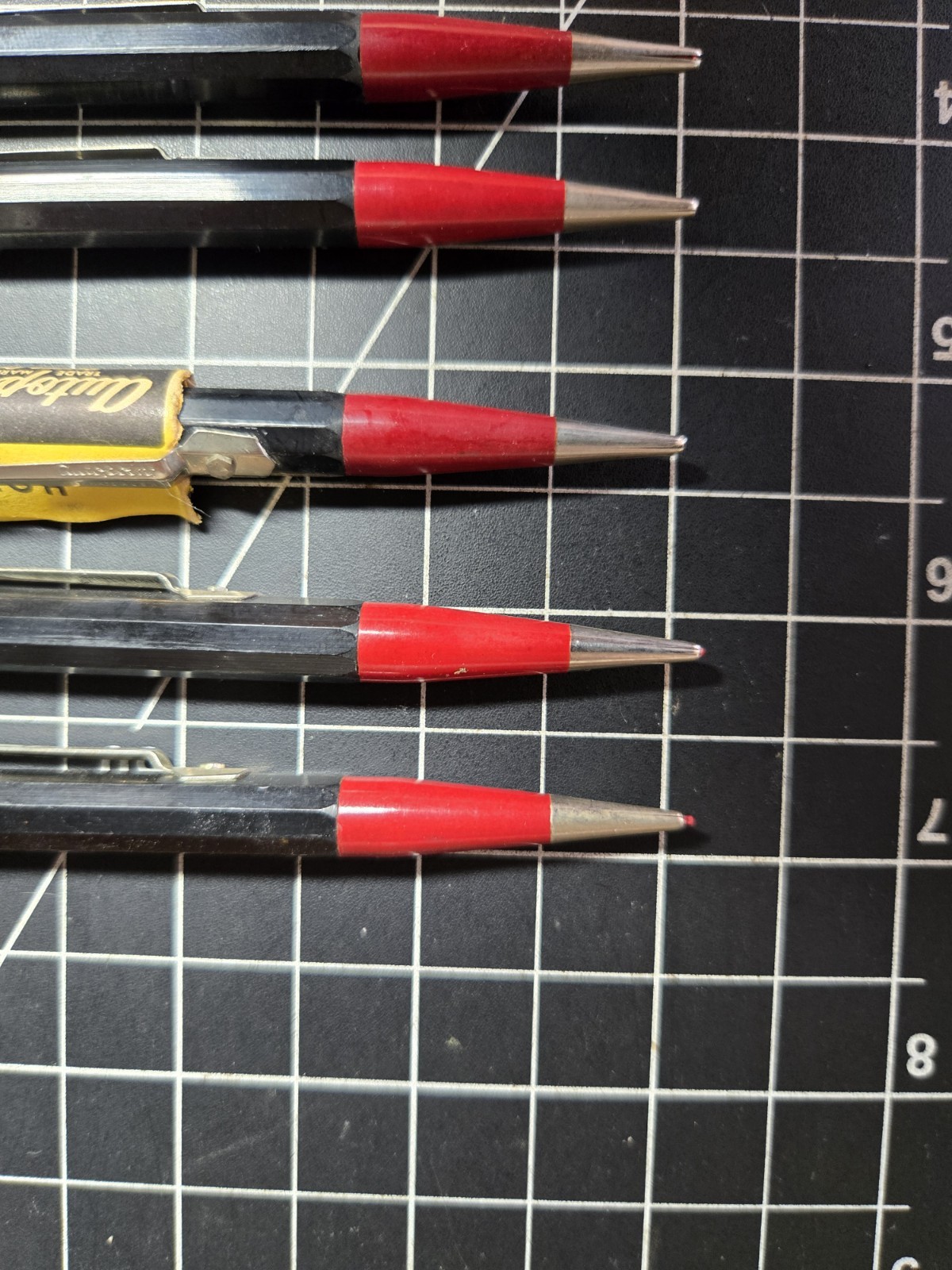 Vintage Autopoint Twinpoint US Government Red Blue Black Mechanical Pencils Lot