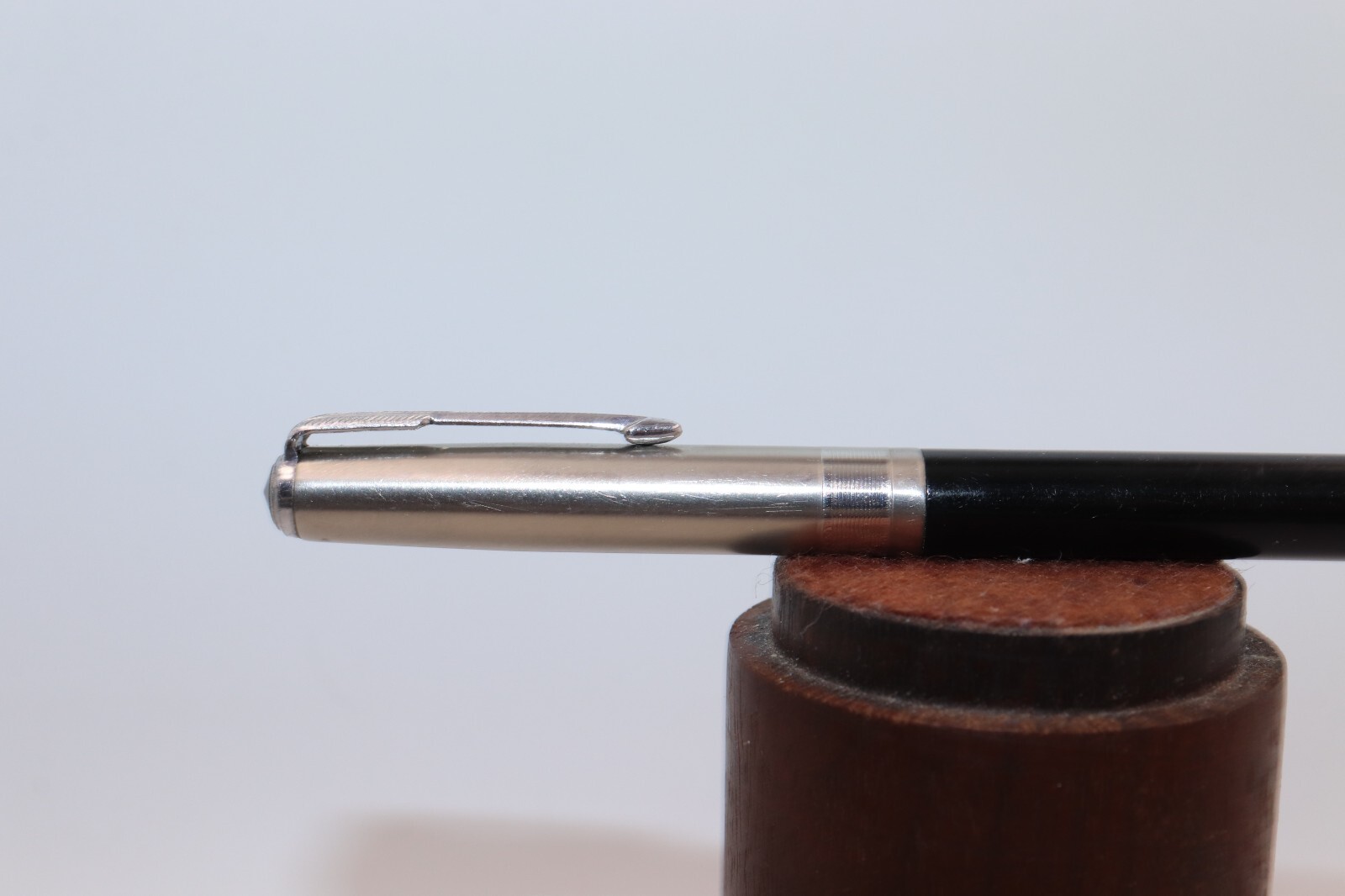 1937-1941 PARKER Stacked Coin Cap Mechanical Pencil Clear Cap Jewel