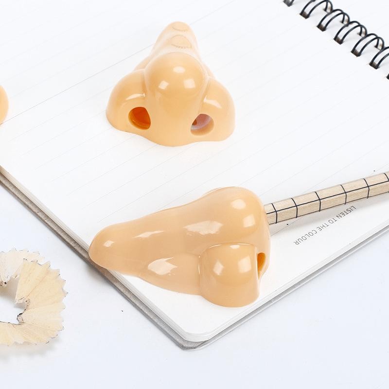 1 pc Funny Nose Shaped Pencil Sharpener Novelty School Supplies Kids Party Favor