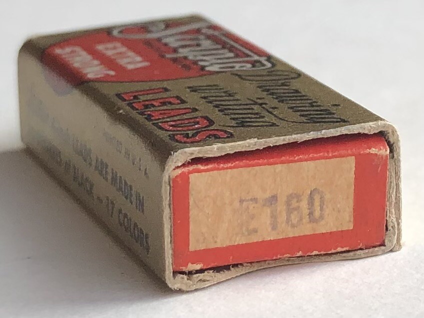 Vintage Scripto Mechanical Pencil Lead BLUE 1.18mm 1-3/8″ NOS 15pk USA