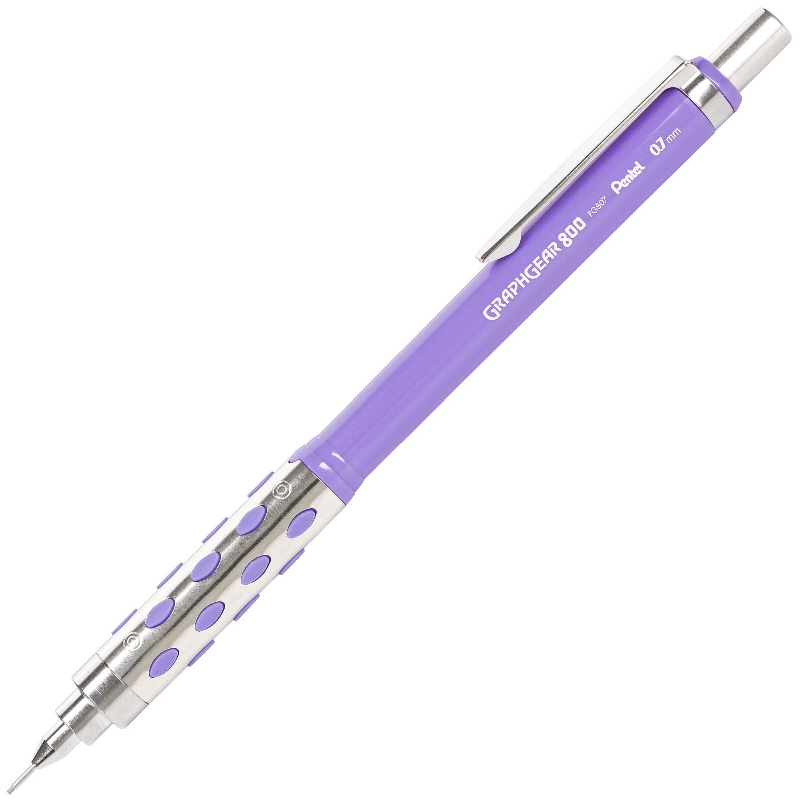 GraphGear800 Automatic Drafting Pencil (0.7mm)4PK (Blue,White,Pink and Violet)