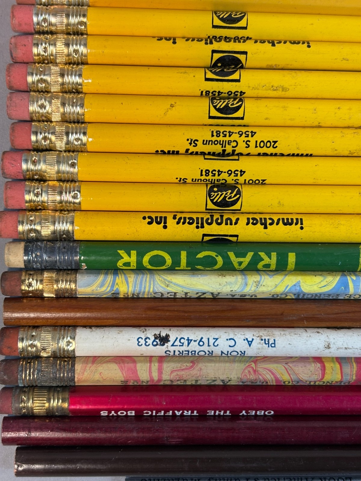 Vtg Estate Architect Pencil Lot Koh-I-Noor Venus Dixon Eagle Mirado EX+ Cond