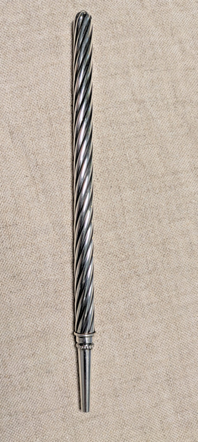 Black Starr & Frost sterling silver vintage pencil