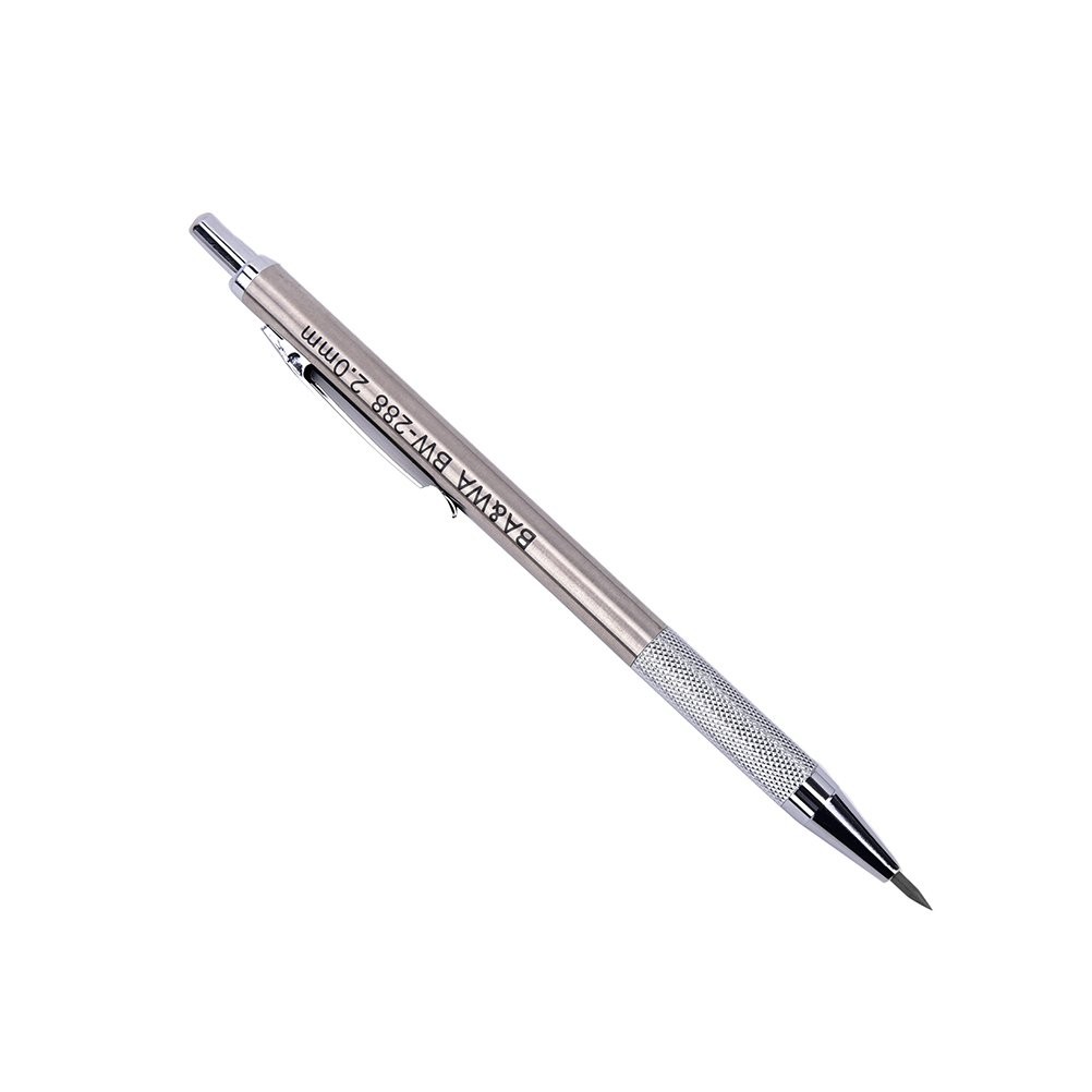4 Pack 2.0 mm Lead Holder Metal Mechanical Pencil Automatic Mechanical Drafti