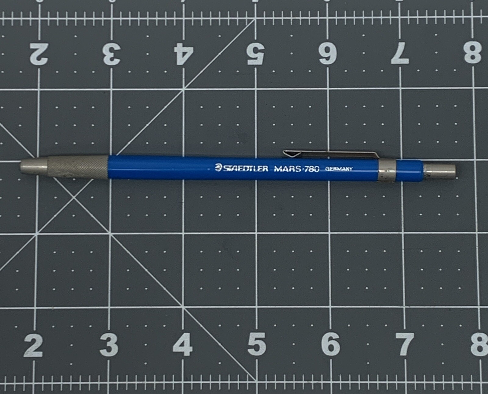 Vintage Staedtler Mars 780 Mechanical Drafting Pencil Made Germany Blue RARE