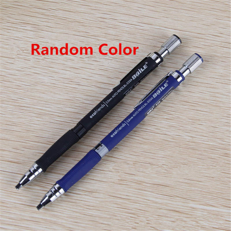 2mm 2B Lead Holder Pen Automatic Mechanical Drafting Drawing Pencil Stationery