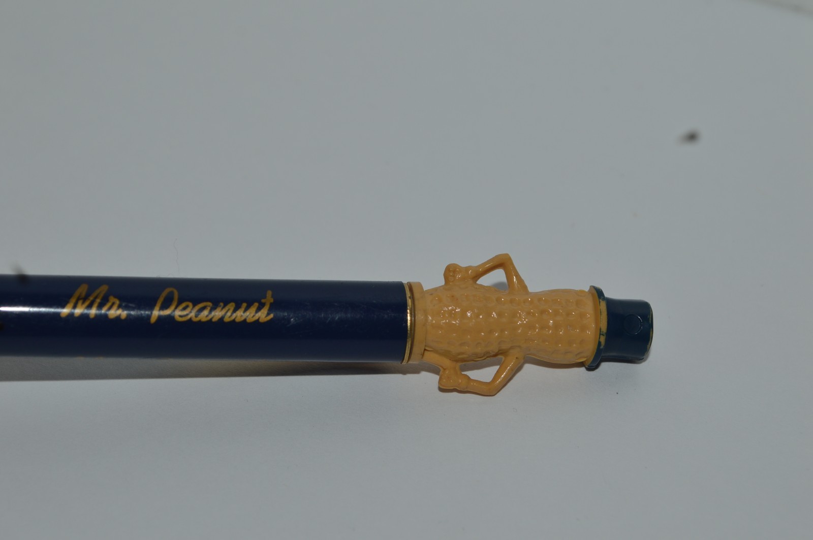 Planters Mr. Peanut Mechanical Pencil 1.1mm Red Barrel Made In USA Circa 1960’s