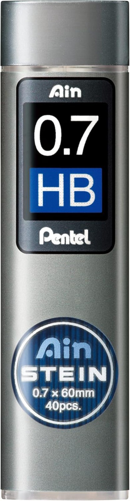 Ain Stein Mechanical Pencil Lead, 0.7mm HB, 40 Leads C277-HB