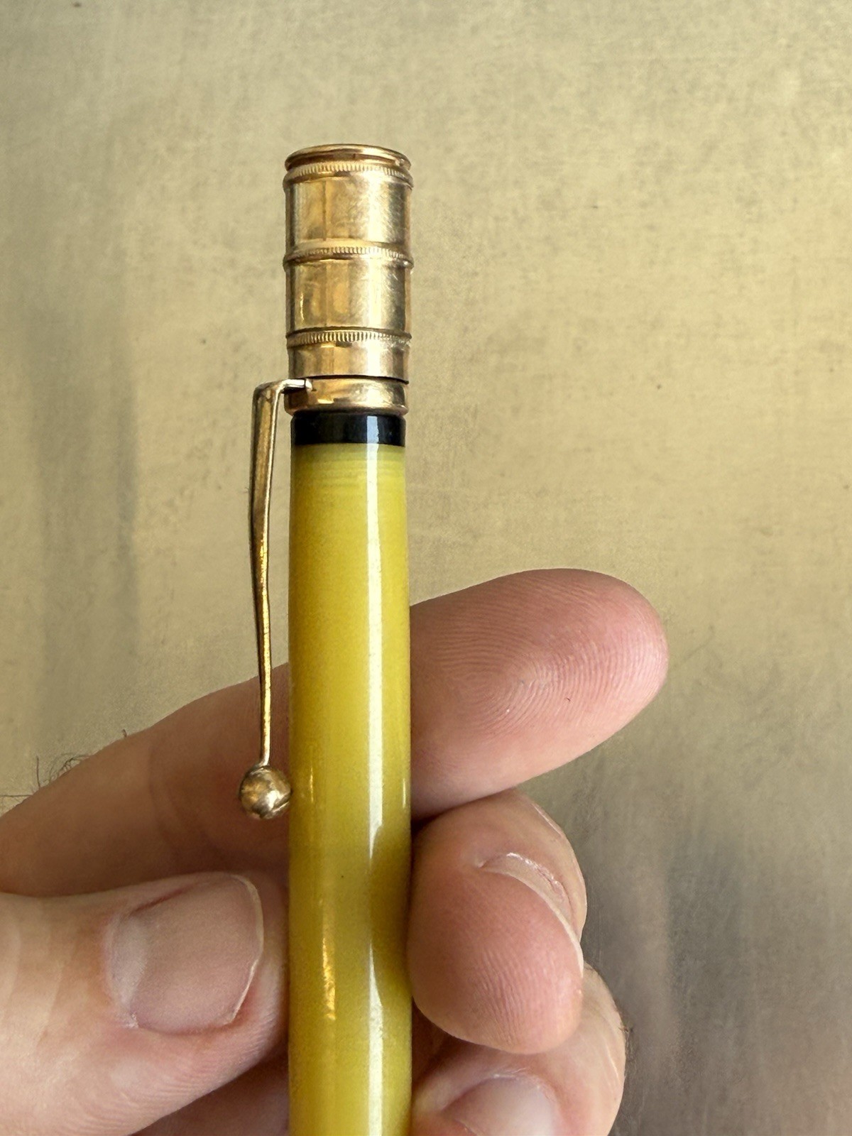 Gold Bond Stonite Yellow 1.1mm Pencil – 1930’s