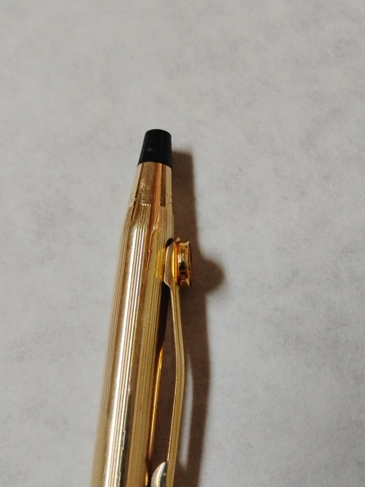 VTG Cross 1/20 10K Gold Filled Mechanical Pencil Personalized Emblem J&H #L3