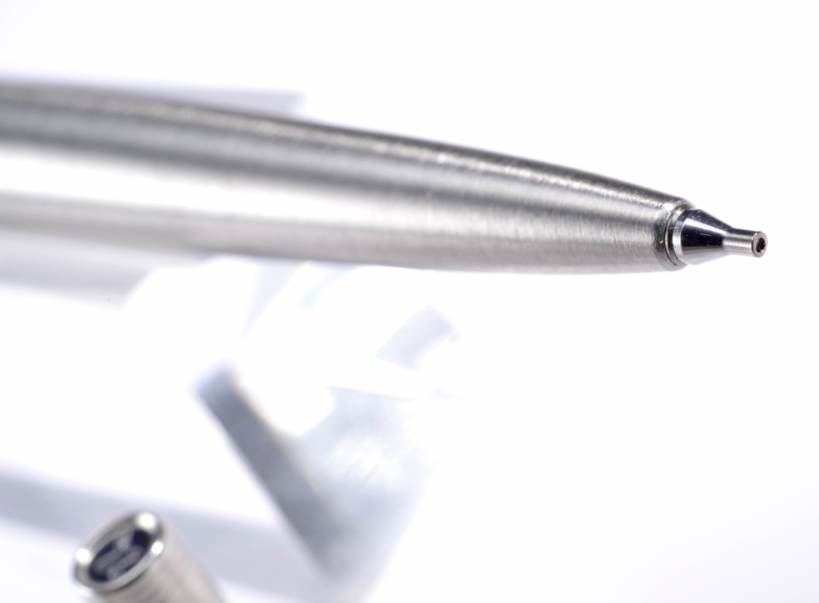 Vintage Parker 45 Stainless Chrome Trim Mechanical Pencil USA (No Monogram) #25
