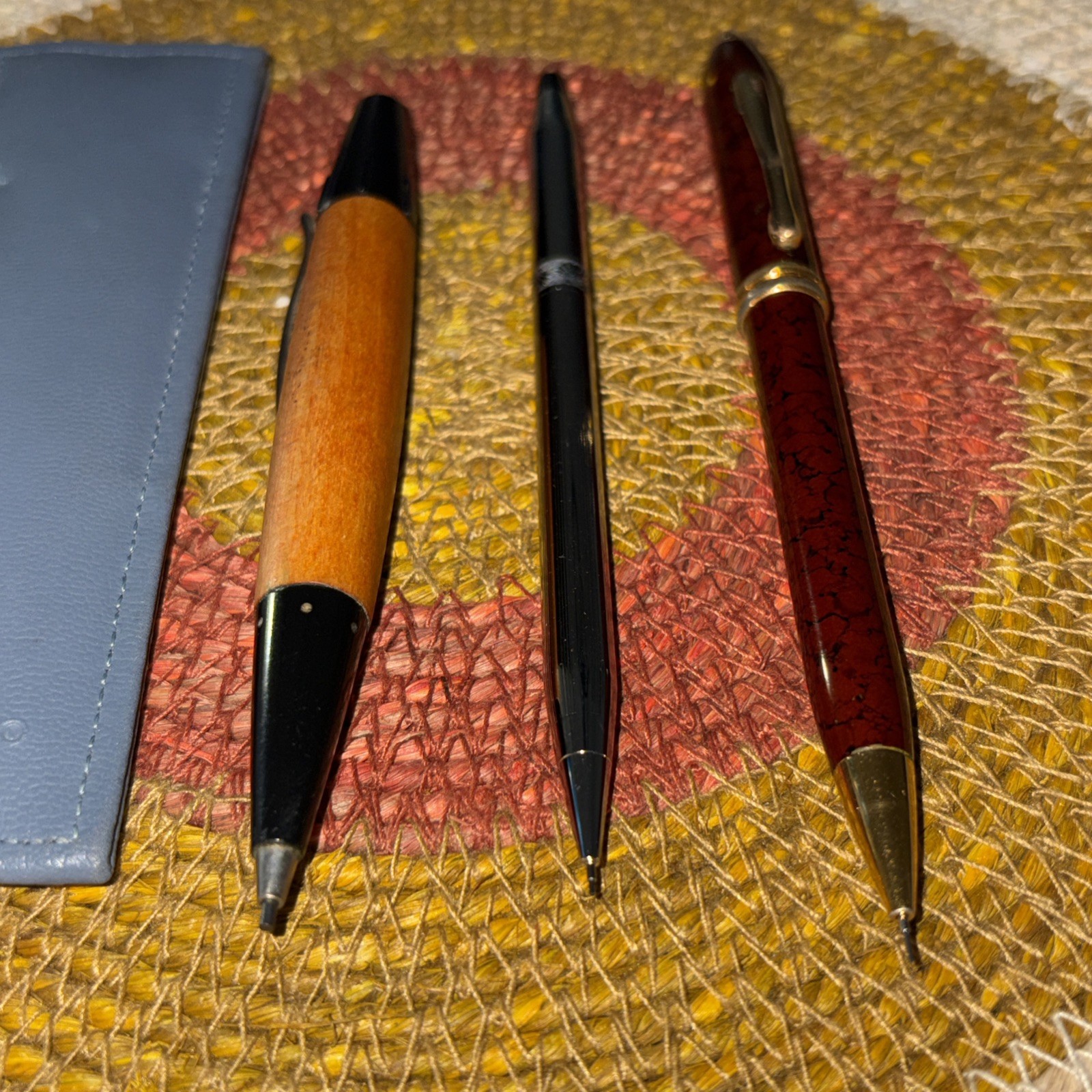Vintage Cross Townsend, Classic Chrome & Faber-Castell Pencil W/ Case Lot Rare