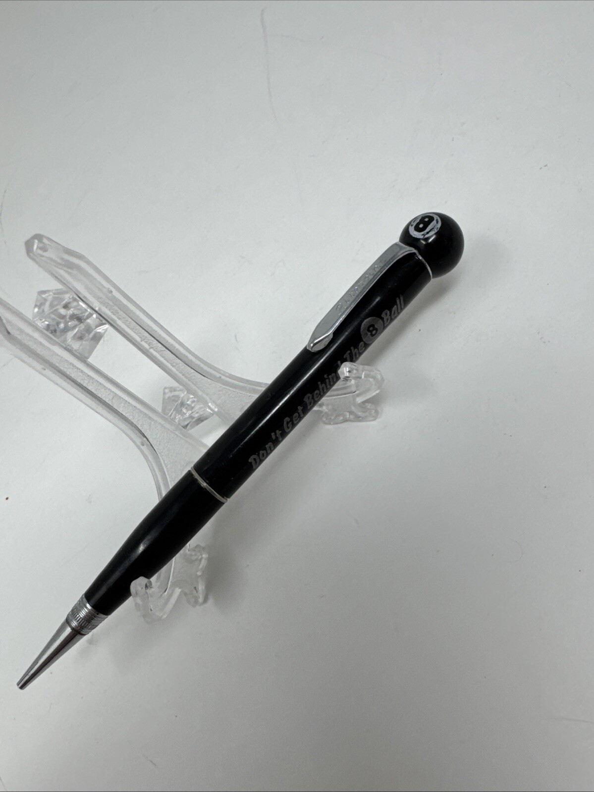 Vintage 8 Ball Covered Wagon Kearney NE Ritepoint Mechanical Pencil Advertising