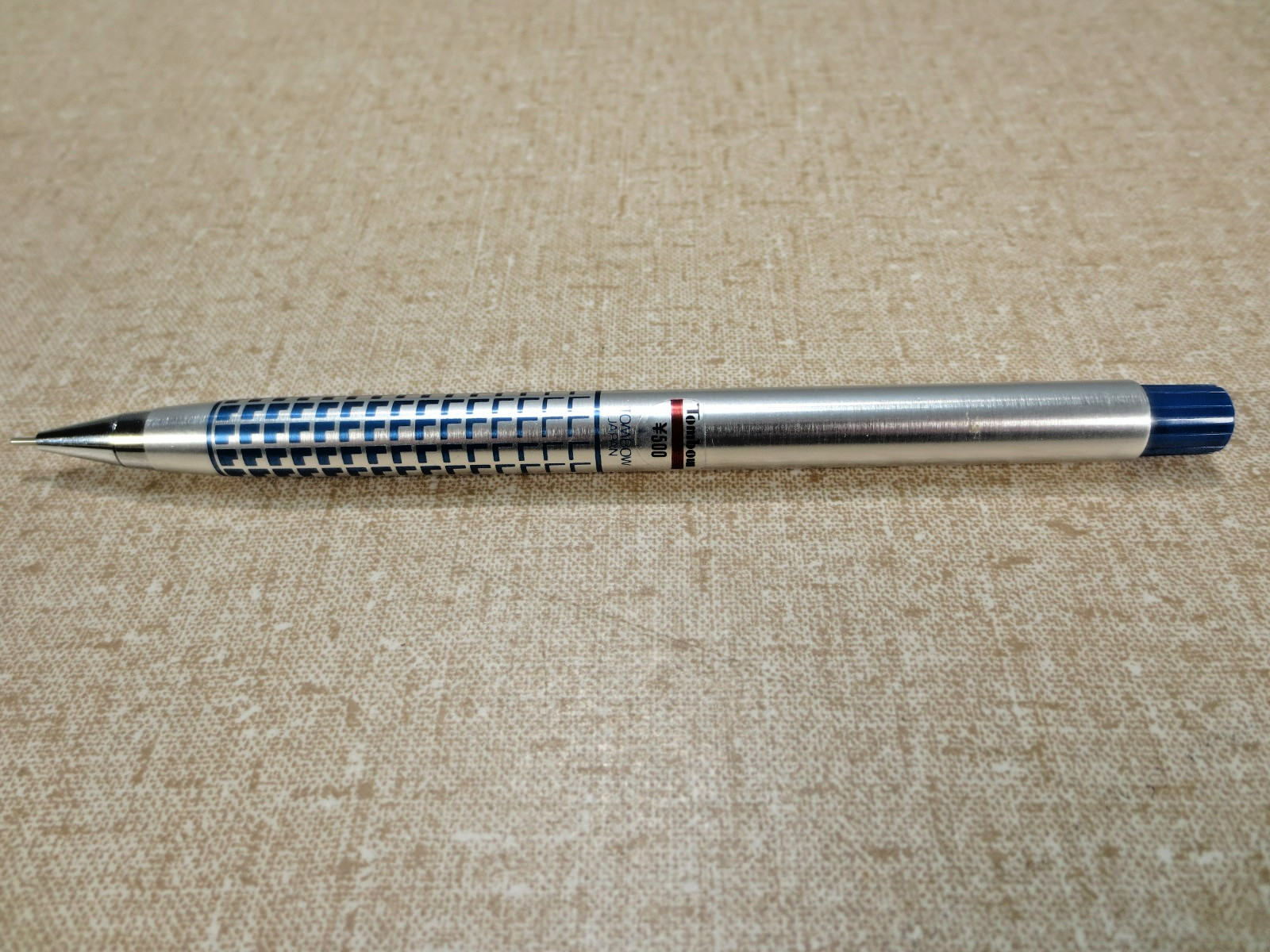 Vintage TOMBOW MONO Mechanical Pencil .5mm Lead Sticker Made Japan Graph Blue