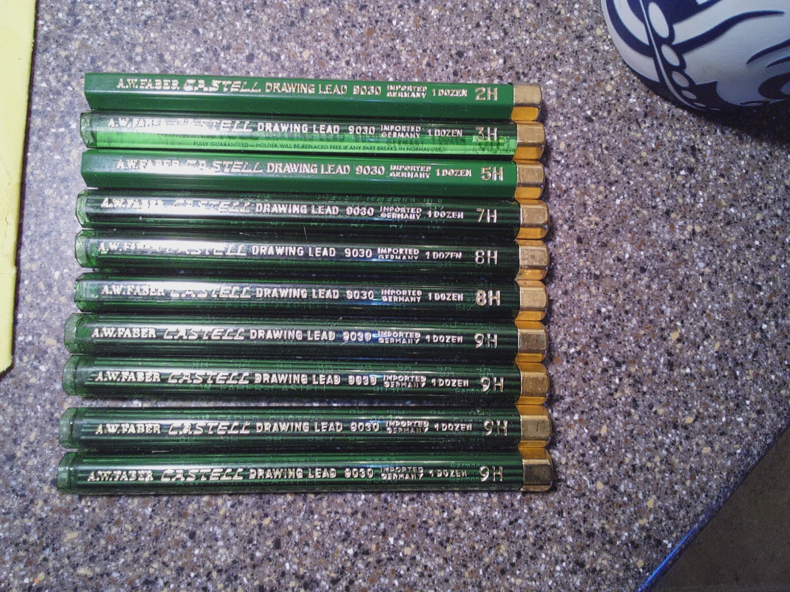 AW Faber Castell Pencil Refills Lead 10 Tubes Imported From Germany