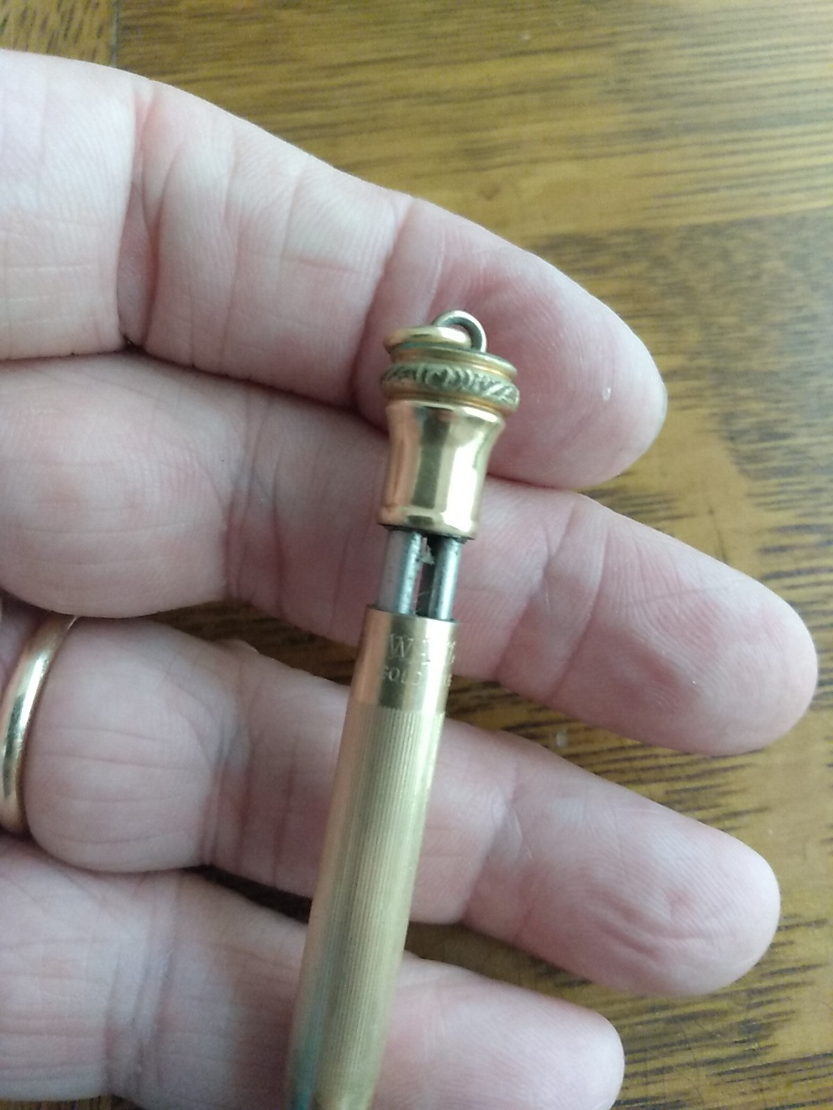 Antique Lot Of 2 Wahl Eversharp Gold Filled Mechanical Pencils