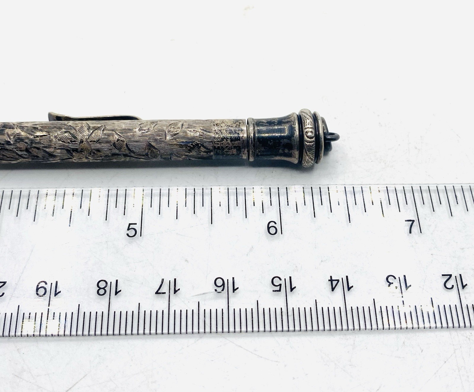 Antique Vintage Wahl Eversharp 925 Sterling Silver Mechanical Pencil Ornate Y3