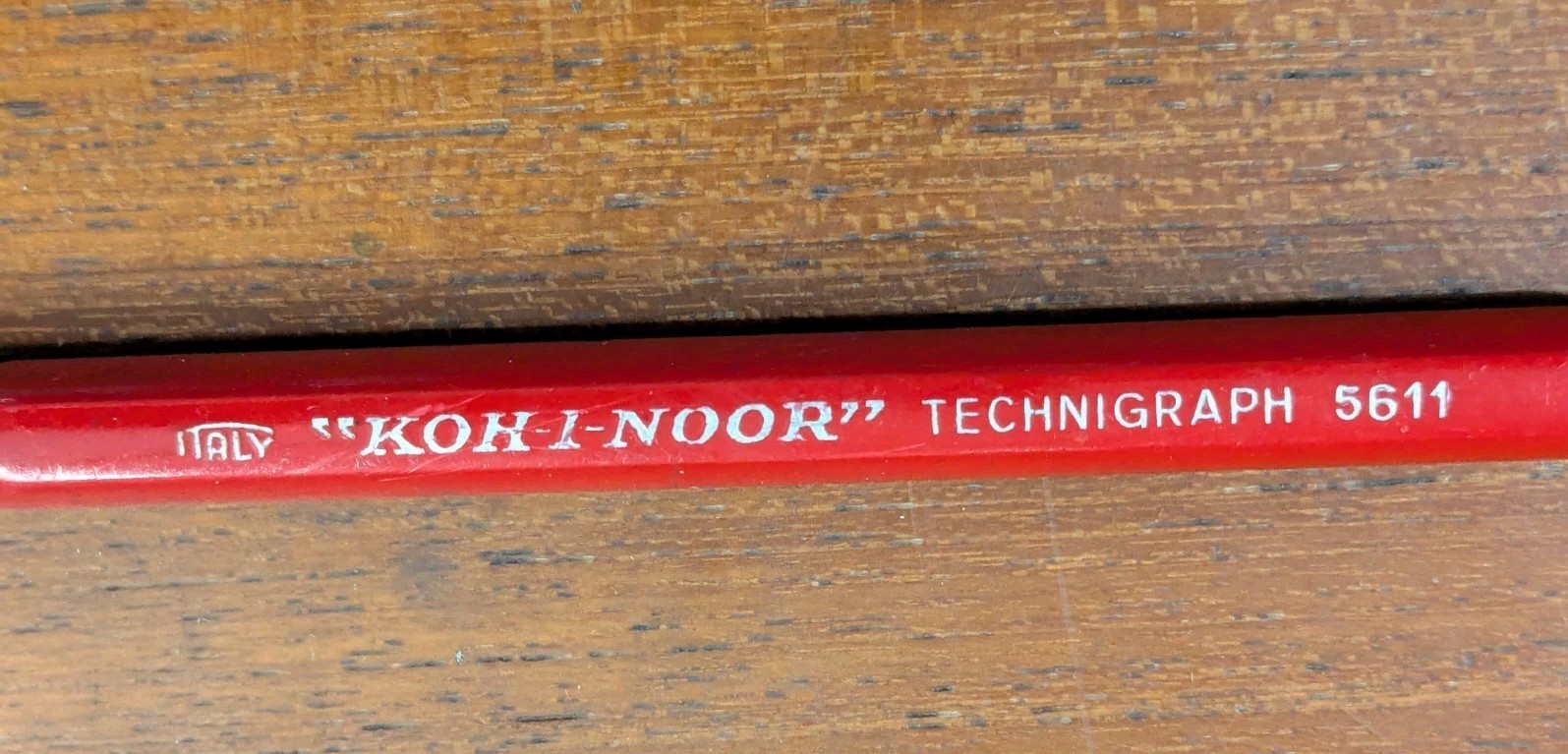 Vintage KOH-I-NOOR Technigraph 5611 Red Mechanical Pencil Italy EUC